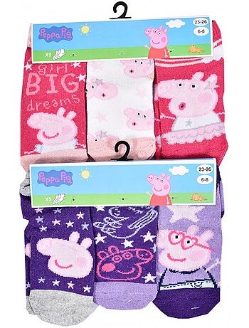 Calcetines Niño Licencia Peppa Pig Surtido - Pack de 9