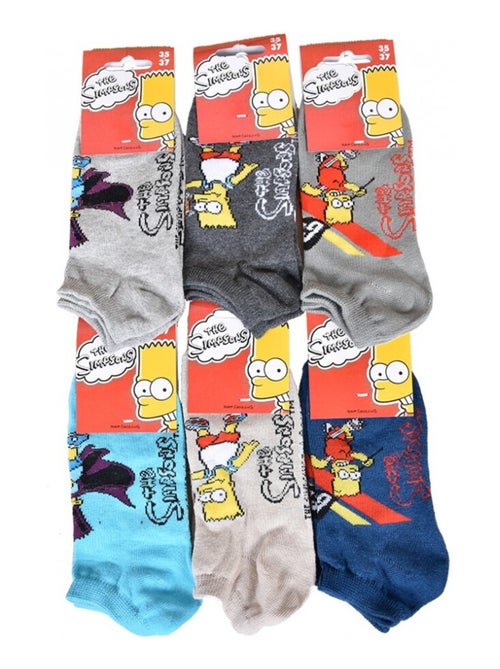 Calcetines Niño Licencia SIMPSONS Fantasía - Pack de 3 - Kiabi