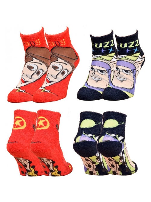 Calcetines Niño Licencia TOY STORY fantasía - Pack de 4 - Kiabi