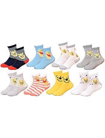 Calcetines Niño Licencia WINNIE THE POOH fantasía - Pack de 9