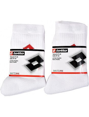 Calcetines Niño LOTTO TENNIS CREW - Pack de 6