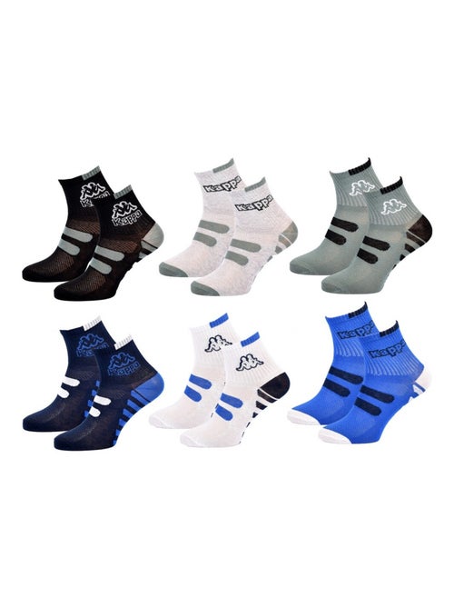 Calcetines Niño QUARTER KAPPA - Pack de 6 - Kiabi