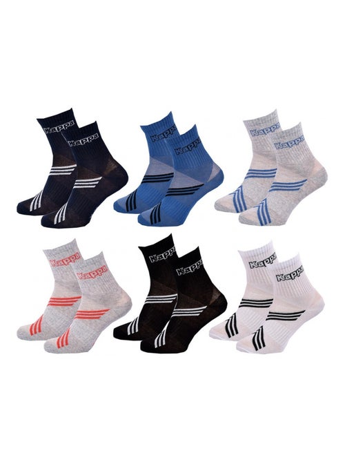 Calcetines Niño QUARTER KAPPA - Pack de 6 - Kiabi