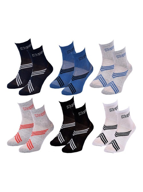 Calcetines Niño QUARTER KAPPA - Pack de 6 - Kiabi