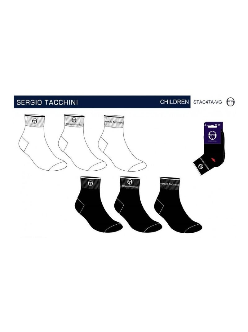 Calcetines niño QUARTER SERGIO TACCHINI pack de 6 Multicolor - Kiabi