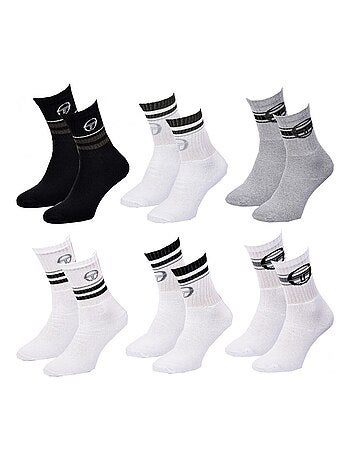 Calcetines Niño SERGIO TACCHINI TENNIS CREW Algodón Mayorit Pack de 6
