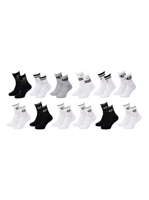 Calcetines niño SERGIO TACCHINI TENNIS CREW algodón Pack 12 - Kiabi Calcetines niño SERGIO TACCHINI TENNIS CREW algodón Pack 12 - Kiabi