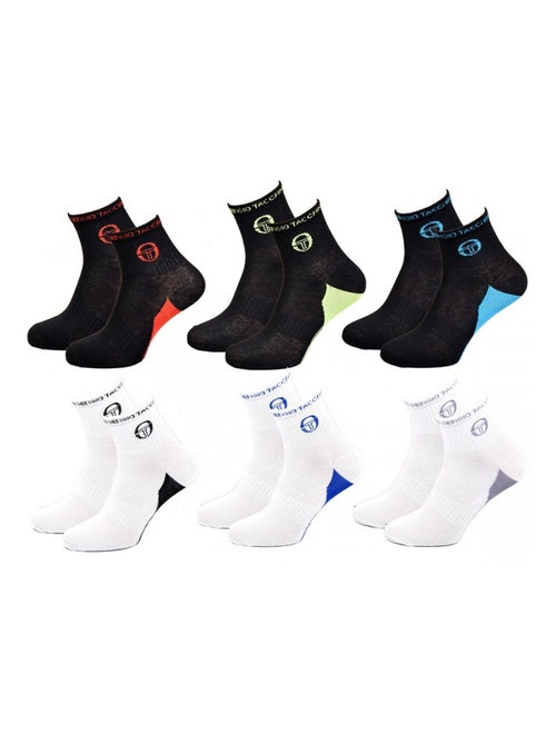 Calcetines Niño SERGIO TACCHINI Tobilleros de Algodón Mayoritario - Pack de 12 - Kiabi