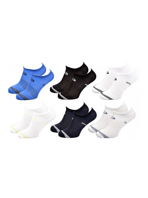 Calcetines Niño SERGIO TACCHINI Tobilleros de Algodón Mayoritario - Pack de 12 - Kiabi