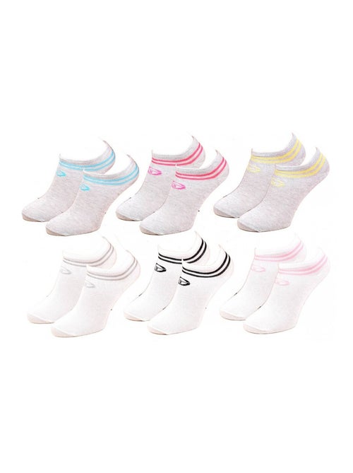 Calcetines Niño SERGIO TACCHINI Tobilleros de Algodón Mayoritario - Pack de 6 - Kiabi