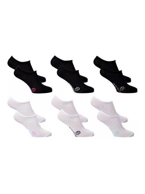 Calcetines Niño SERGIO TACCHINI Tobilleros de Algodón Mayoritario - Pack de 6 - Kiabi
