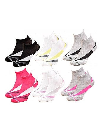 Calcetines Niño SERGIO TACCHINI Tobilleros de Algodón Mayoritario - Pack de 6