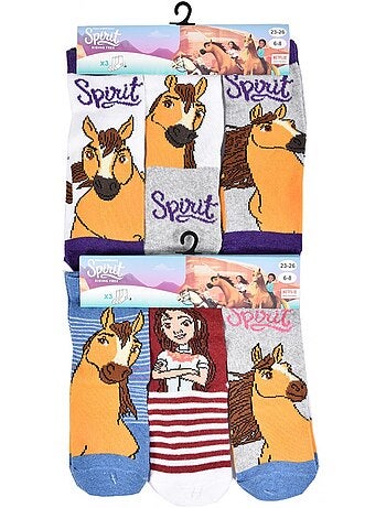 Calcetines Niño SPIRIT fantasía - Pack de 9