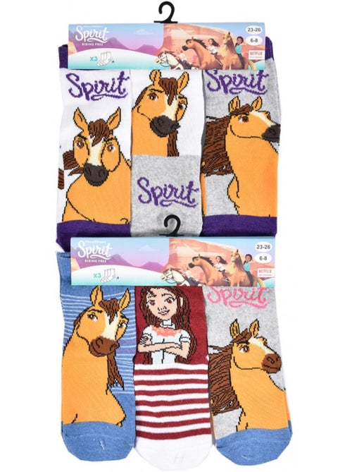 Calcetines Niño SPIRIT fantasía - Surtido modelos fotos según llegadas - Pack de 9 - Kiabi