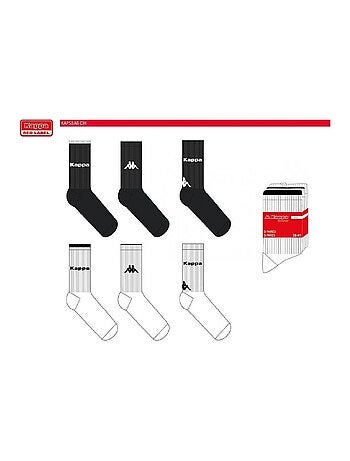 Calcetines Niño TENNIS KAPPA - Pack de 6