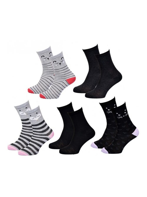 Calcetines Niño TWINDAY - Pack de 5 - Kiabi