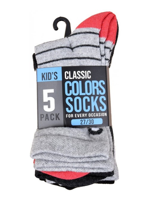 Calcetines Niño TWINDAY - Pack de 5 - Kiabi