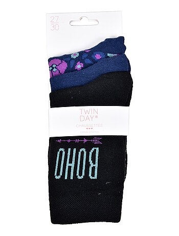 Calcetines Niño TWINDAY - Pack de 6