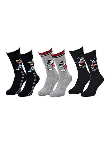 Calcetines Pack Hombre DISNEY MICKEY MOUSE - Pack de 3