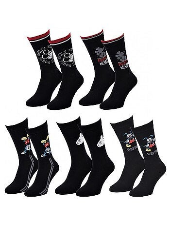 Calcetines Pack Hombre DISNEY MICKEY MOUSE - Pack de 5