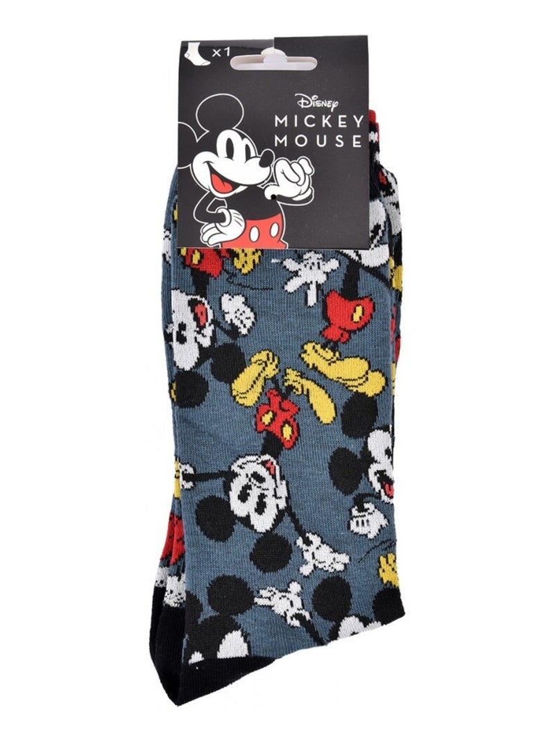 Calcetines Pack Hombre DISNEY MICKEY MOUSE Azul Blanco Negro - Kiabi