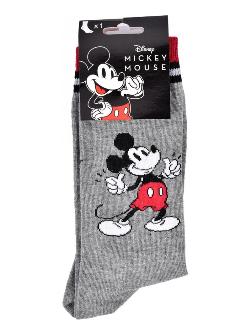 Calcetines Pack Hombre DISNEY MICKEY MOUSE Gris rojo blanco - Kiabi