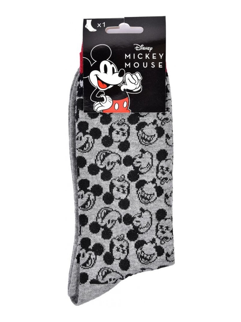 Calcetines Pack Hombre DISNEY MICKEY MOUSE Gris rojo negro - Kiabi