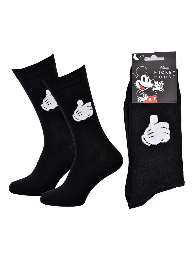 Calcetines Pack Hombre DISNEY MICKEY MOUSE Negro Blanco - Kiabi