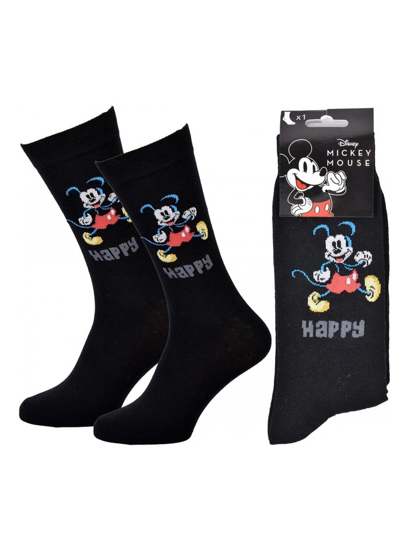 Calcetines Pack Hombre DISNEY MICKEY MOUSE Negro Blanco Gris Rojo - Kiabi