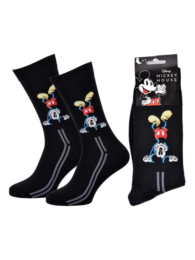 Calcetines Pack Hombre DISNEY MICKEY MOUSE Negro Multicolor Gris - Kiabi