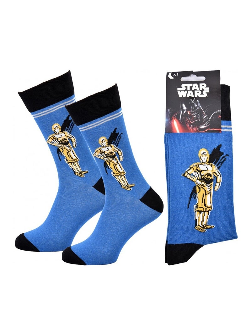 Calcetines Pack Hombre DISNEY STAR WARS Azul Negro - Kiabi