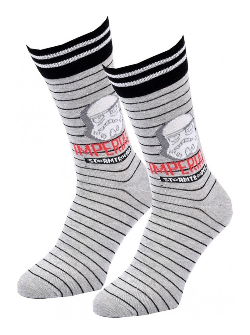 Calcetines Pack Hombre DISNEY STAR WARS Gris - Kiabi