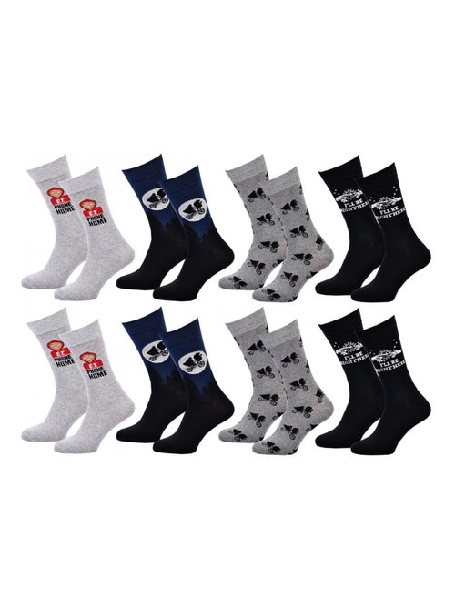 Calcetines Pack Hombre E.T EL EXTRATERRESTRE - Pack de 8 - Kiabi