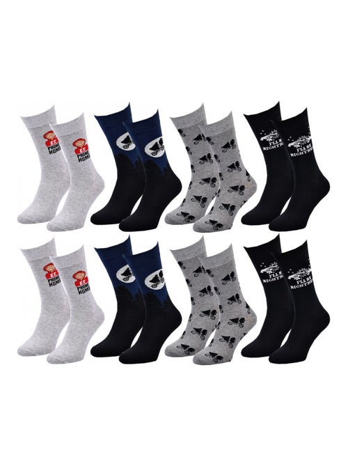 Calcetines Pack Hombre E.T EL EXTRATERRESTRE - Pack de 8 - Kiabi