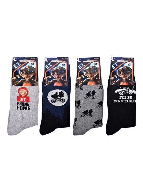 Calcetines Pack HOMBRE E.T L'EXTRATERRESTRE - Pack de 4 - Kiabi