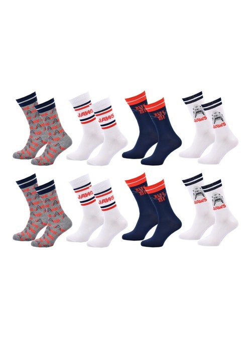 Calcetines Pack HOMBRE JAWS - Pack de 8 - Kiabi
