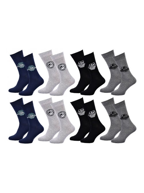 Calcetines Pack Hombre JURASSIC WORLD - Pack de 8 - Kiabi