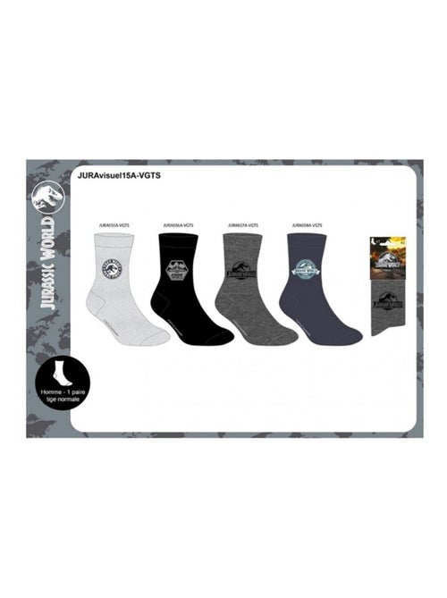 Calcetines Pack Hombre JURASSIC WORLD - Pack de 8 - Kiabi