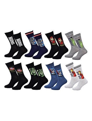Calcetines Pack Hombre MARVEL AVENGERS Pack de 8 Pares