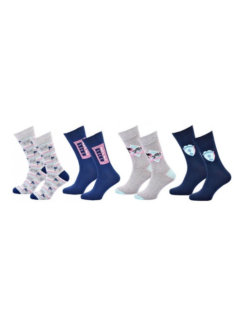 Calcetines Pack HOMBRE MIAMI VICE - Pack de 4 - Kiabi