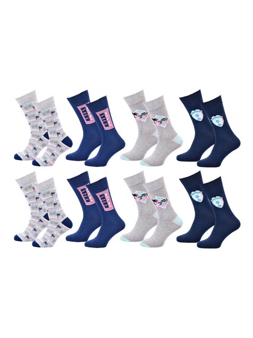 Calcetines Pack HOMBRE MIAMI VICE - Pack de 8 - Kiabi