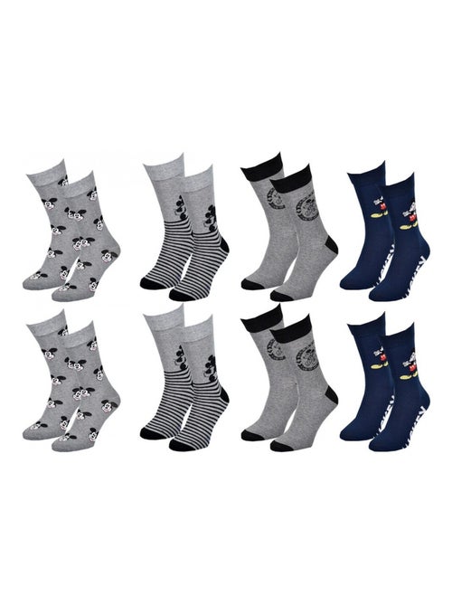 Calcetines Pack HOMBRE MICKEY - Pack de 8 - Kiabi