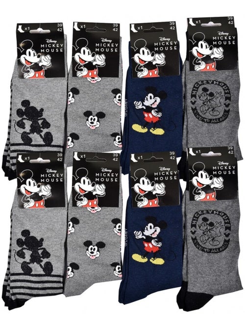 Calcetines Pack HOMBRE MICKEY - Pack de 8 - Kiabi