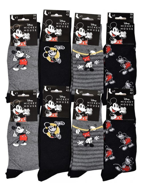 Calcetines Pack HOMBRE MICKEY - Pack de 8 - Kiabi