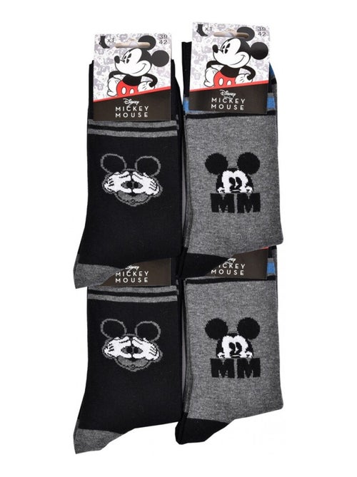 Calcetines Pack HOMBRE MICKEY - Pack de 9 - Kiabi