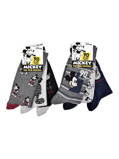 Calcetines Pack HOMBRE MICKEY - Pack de 9 - Kiabi