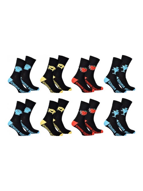 Calcetines Pack Hombre MONSIEUR MADAME - Pack de 9 - Kiabi