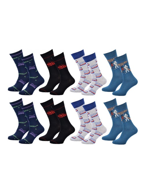 Calcetines Pack HOMBRE REGRESO AL FUTURO - Pack de 8 - Kiabi