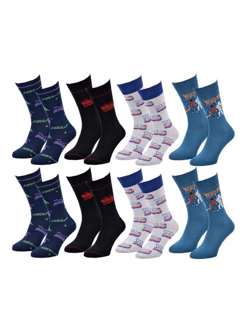 Calcetines Pack HOMBRE REGRESO AL FUTURO - Pack de 8 - Kiabi