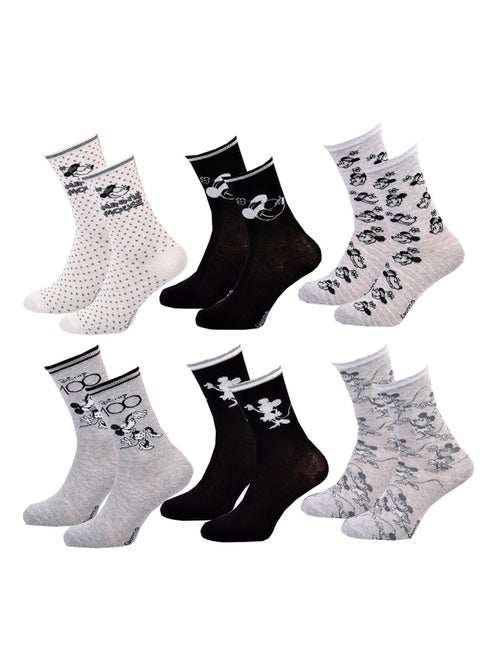 Calcetines Pack Mujer DISNEY MINNIE Pack de 6 Pares - Kiabi